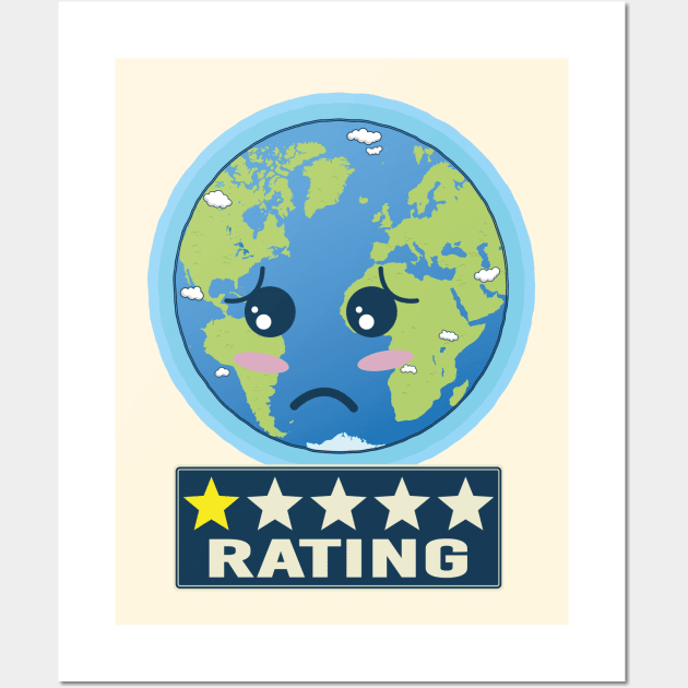 One Star Rating Wall Art by FunawayHit